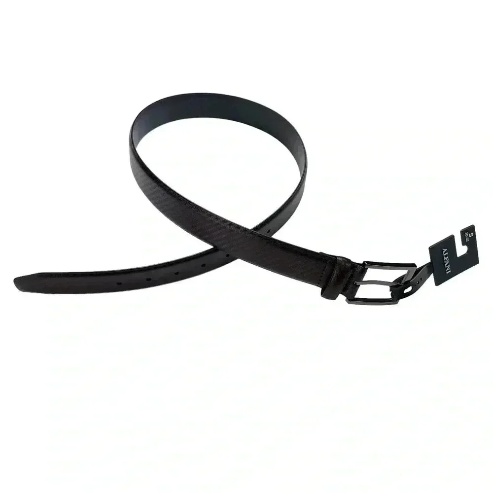 Alfani Brown Faux Leather Belt Size 30-32